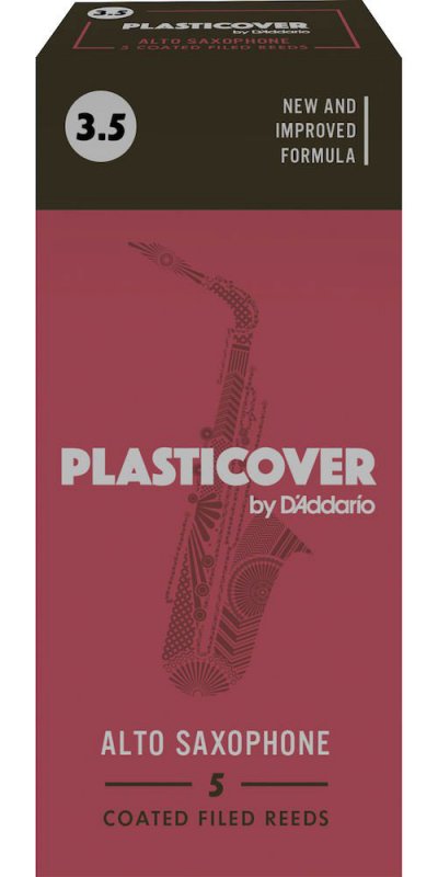 D ADDARIO RICO Rico Anches Rico Plasticover pour saxophone alto, force 3.5, pack de 5