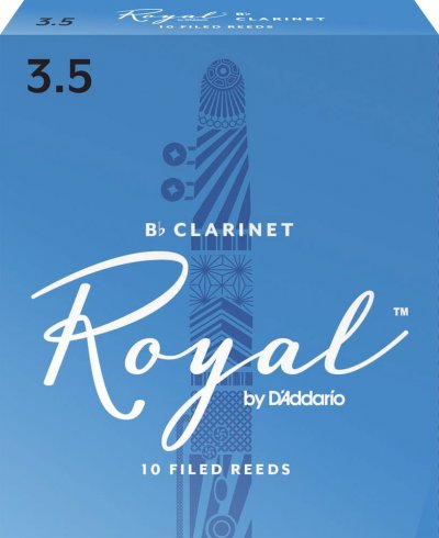 D ADDARIO RICO Rico Anches Rico Royal pour clarinette si b&eacute;mol, force 3.5, pack de 10
