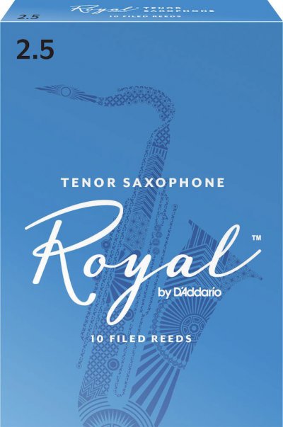 D ADDARIO RICO Rico Anches Rico Royal pour saxophone t&eacute;nor, force 2.5, pack de 10