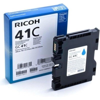 RICOH  Cartouche d'encre Gel Cyan GC41C