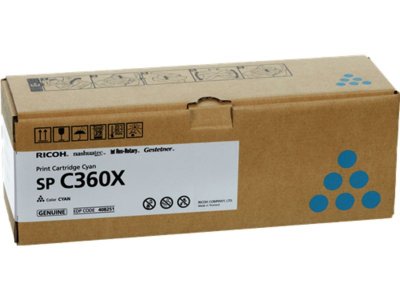 RICOH  SP C360XC Toner Cyan Original 408251