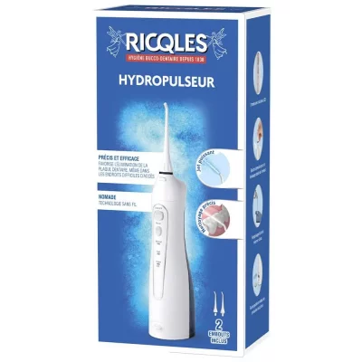 RICQLES Ricql&egrave;s Hydropulseur 1 Unit&eacute; + 2 Embouts Interchangeables