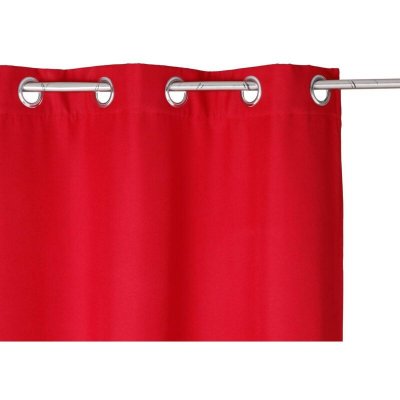 Rideau 140x260cm isolant rouge - Rouge