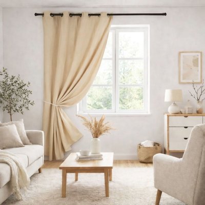 Rideau 80% occultant vu sur D&CO ! - Beige - 140 x 260cm