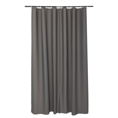 DOUCEUR D INTERIEUR Rideau de douche 180 x 200 cm peva vitamine Anthracite