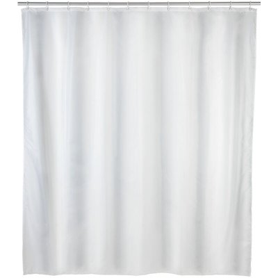 WENKO Rideau de douche 240x180 blanc Polyester