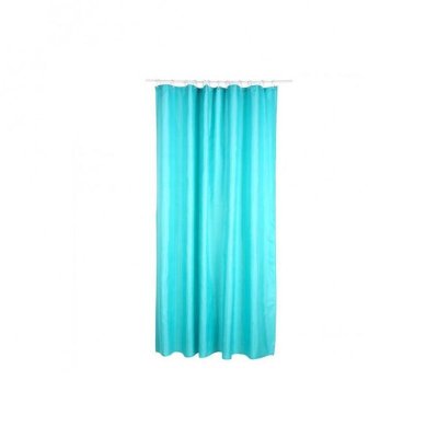 5FIVE SIMPLY SMART Rideau de douche - Polyester - 180 x 200 cm - Bleu turquoise