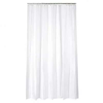 5FIVE Rideau de douche uni - Colorama - 180 x 200 cm - Blanc