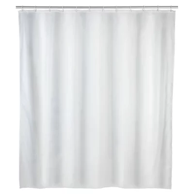 WENKO Rideau de douche Uni - peva - 120 x 200 cm - 120 x 200 - Blanc