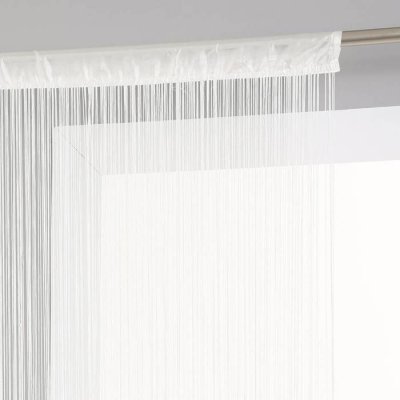 Rideau de fil ivoire 90X200 Atmosphera cr&eacute;ateur d'int&eacute;rieur - Ivoire