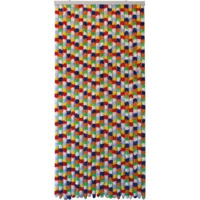 Rideau de porte chenille Katmandou, 90 x 220 cm, multicolore - Morel