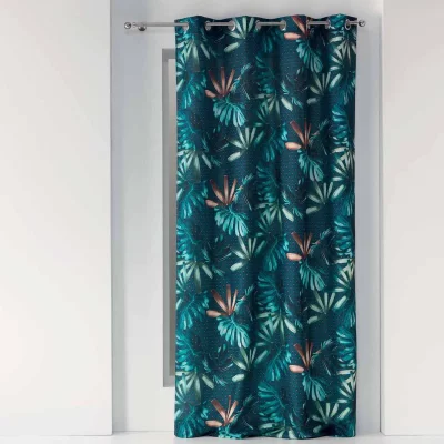 Rideau imprim&eacute; art d&eacute;co - Multicolors - 140 x 260 cm
