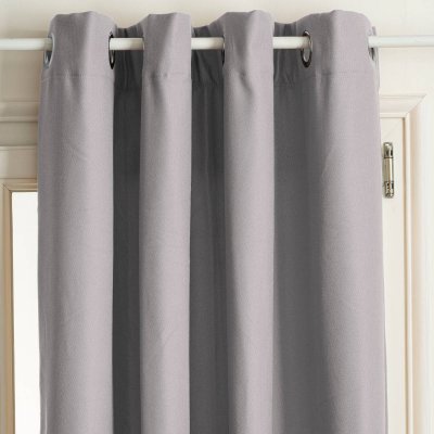 Rideau Isolant Beige Lin 140 x 260 cm - lin - Atmosphera