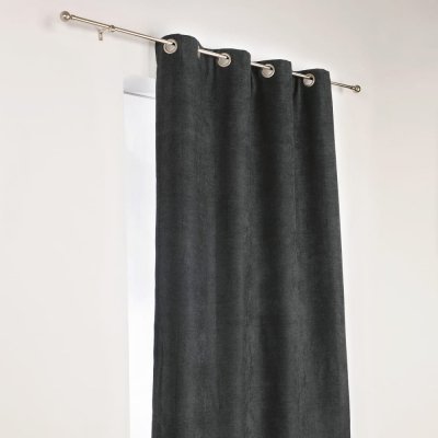 Rideau isolant et obscurcissant uni Noir 140 x 260 cm