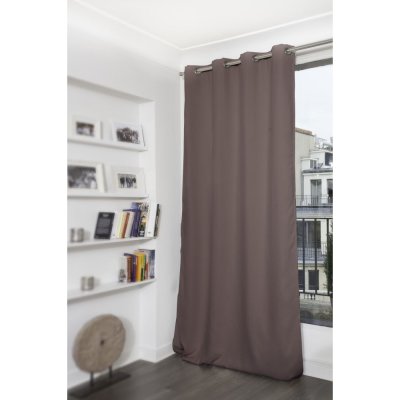 Rideau Isolant Thermique Hiver couleur Poivre 145 X 260 cm
