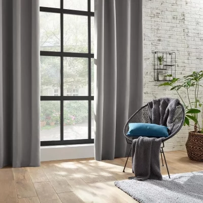 Rideau Occultant Gris Clair 140 x 260 cm
