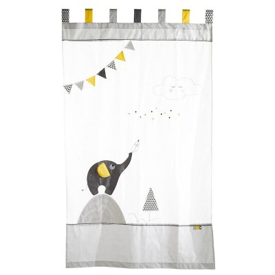 SAUTHON Rideau Organdi 105 X 180 Cm Babyfan -  D&eacute;co