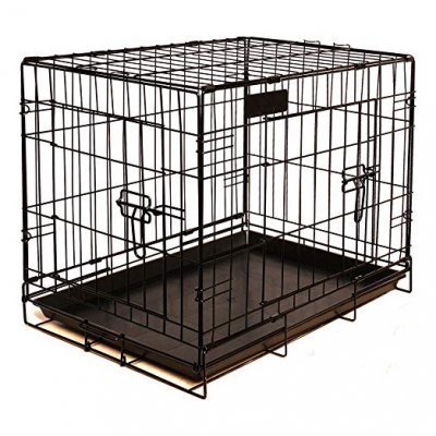 RIGA  Cage Pour Chien - Taille M - Noir - 79 Cm