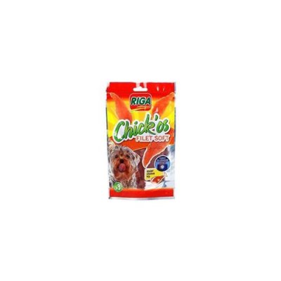  Riga Chick'os Filet De Poulet Soft Friandises Pour Chien - Sachet 80 G