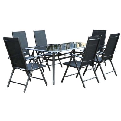 CONCEPT USINE Rimini 6. Salon de jardin aluminium 6 places. 