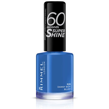 RIMMEL  London 60 Seconds Super Shine Nail Lacquer 828 Danny Boy Blue