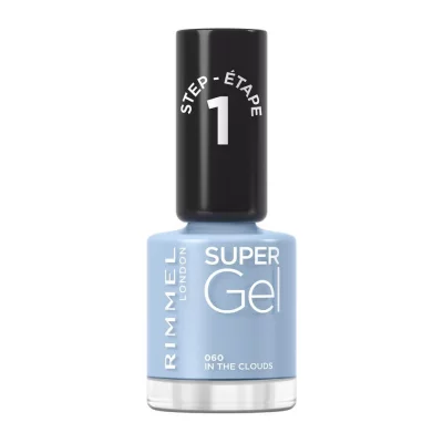 RIMMEL LONDON Rimmel Super Gel Nail Polish 060 In The Clouds 12ml