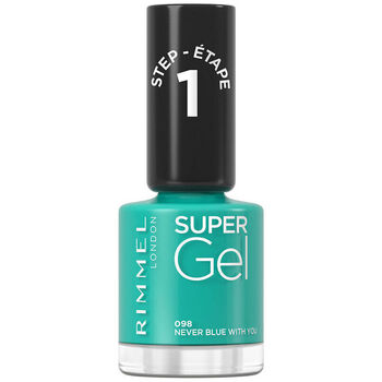 RIMMEL LONDON Rimmel Super Gel Nail Polish 98 Never Blue With You 12ml