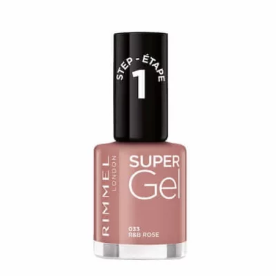 RIMMEL  Super Gel Vernis &agrave; ongles - 033 R&B Rose