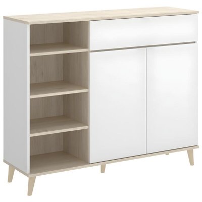 Rimobel Wok Module auxiliaire Cuisine, Panneau de Particules, Blanc, Normal