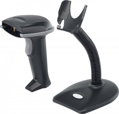GENERIQUE Riotec 1D Barcode-Scanner LS6320E USB-Kit Laser noir Hand-Scanner USB