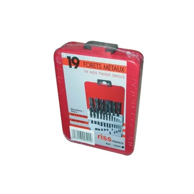 RISS  - forets hss lamine coffret 19P.O19V3005 1075619
