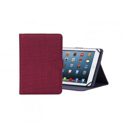 RIVACASE  etui tablette universel biscayne 10,1 '' - rouge textur&eacute;