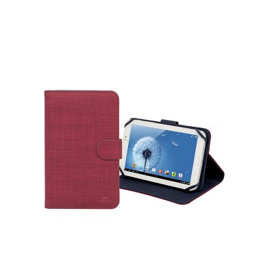 RIVACASE  Etui tablette universel Biscayne 7 '' - Rouge textur&eacute;