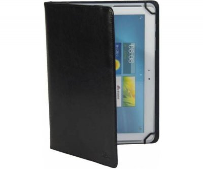 RIVACASE  etui tablette universel orly 9 a 10 '' - cuir - noir