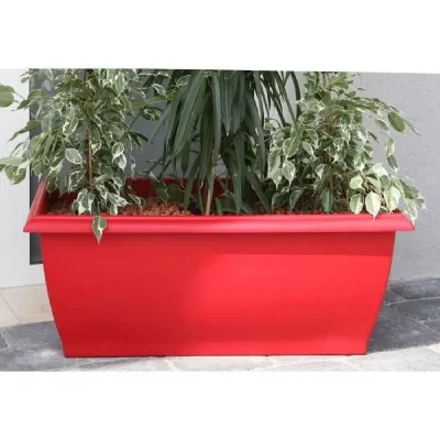 RIVIERA  Jardini&egrave;re  Evolution - 80 x 40 x H 32 cm - 64 L - Rouge