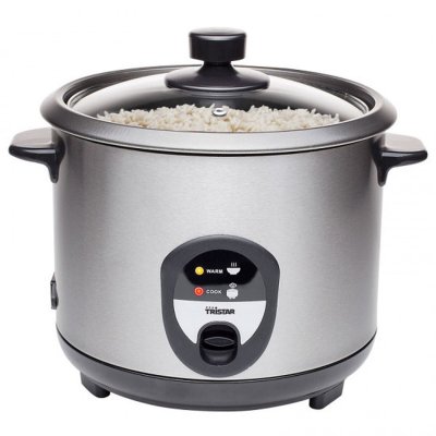 TRISTAR RK-6127 - Cuiseur &agrave; riz - 1.5 litres - 500 Watt - acier inoxydable