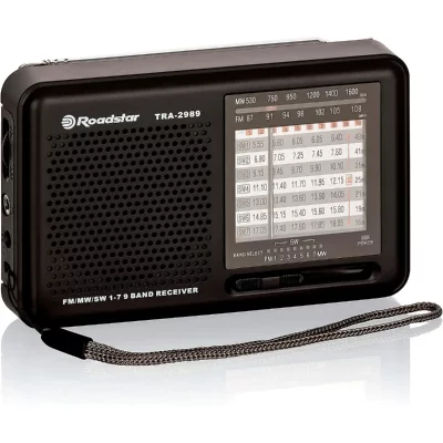 Roadstar TRA-2989 - Radio portable - noir 