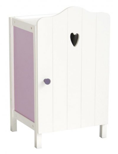 ROBA  98330 Garde-robe pour poup&eacute;es - En bois et MDF D&eacute;co Fienchen.