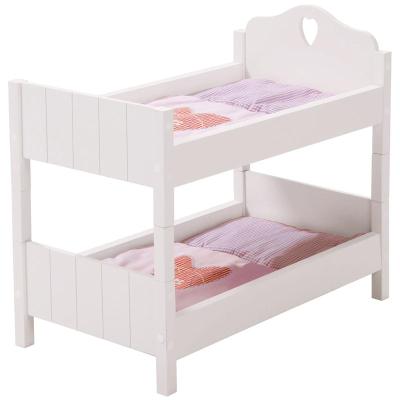 ROBA  98331 Lit superpos&eacute; en bois peint pour poup&eacute;es Design Fienchen.
