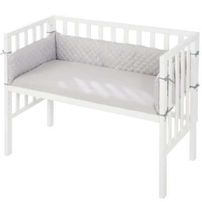 ROBA  Berceau Cododo "" Style"" 2 en 1 + Matelas - Tour de lit et Barri&egrave;re - Blanc