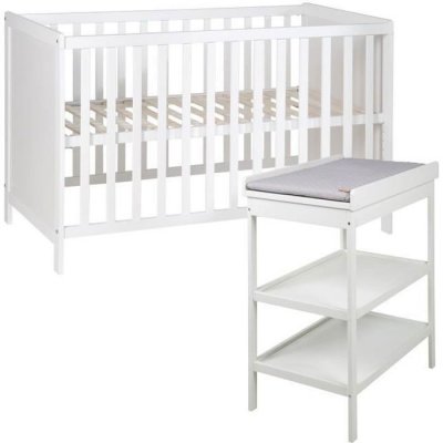 ROBA  Chambre B&eacute;b&eacute; Duo "" Style"" : Lit cododo 60x120 + Table &agrave; langer
