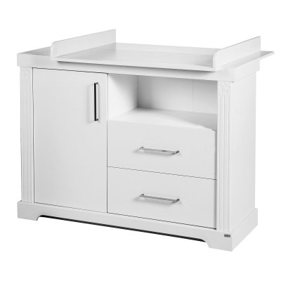 ROBA  Commode &agrave; langer ""Maxi""avec plan &agrave; langer amovible - 2 tiroirs 1 porte 1 compartiment