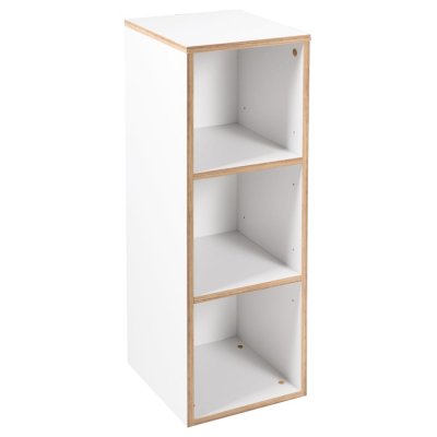 ROBA  &Eacute;tag&egrave;re pour Chambre de B&eacute;b&eacute; ""Finn"" - Cube de Rangement &agrave; 3 Cases - Blanc