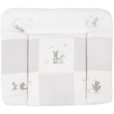 ROBA  Matelas &agrave; Langer Doux ""Fox & Bunny"" - 85x75 cm -Rev&ecirc;tu PU - Pour Filles et Gar&ccedil;ons