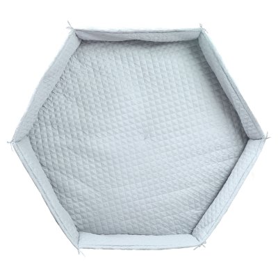 ROBA  Tapis de Parc Doux avec Bords "" Style"" Hexagonal - Bleu clair