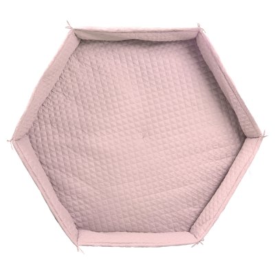 ROBA  Tapis de Parc Doux avec Bords "" Style"" Hexagonal - Rose-mauve