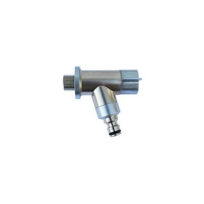 BOUTTE Robinet 1/4 de tour tout chrome, M.15x21, nez rapide int&eacute;gr&eacute;. 