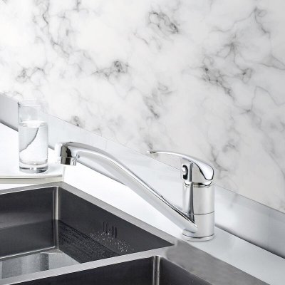 PRO ET DISCOUNT Robinet Cuisine Mitigeur evier chrome Bec long mobile cartouche ceramique