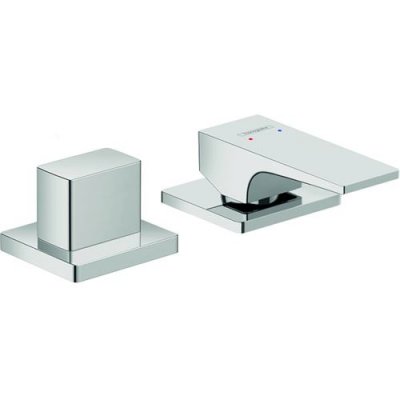 HANSGROHE Robinet de baignoire 2 trous avec levier plat Metropol 