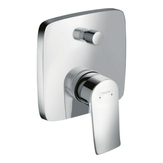 HANSGROHE Robinet de baignoire encastr&eacute; carr&eacute; Metris 